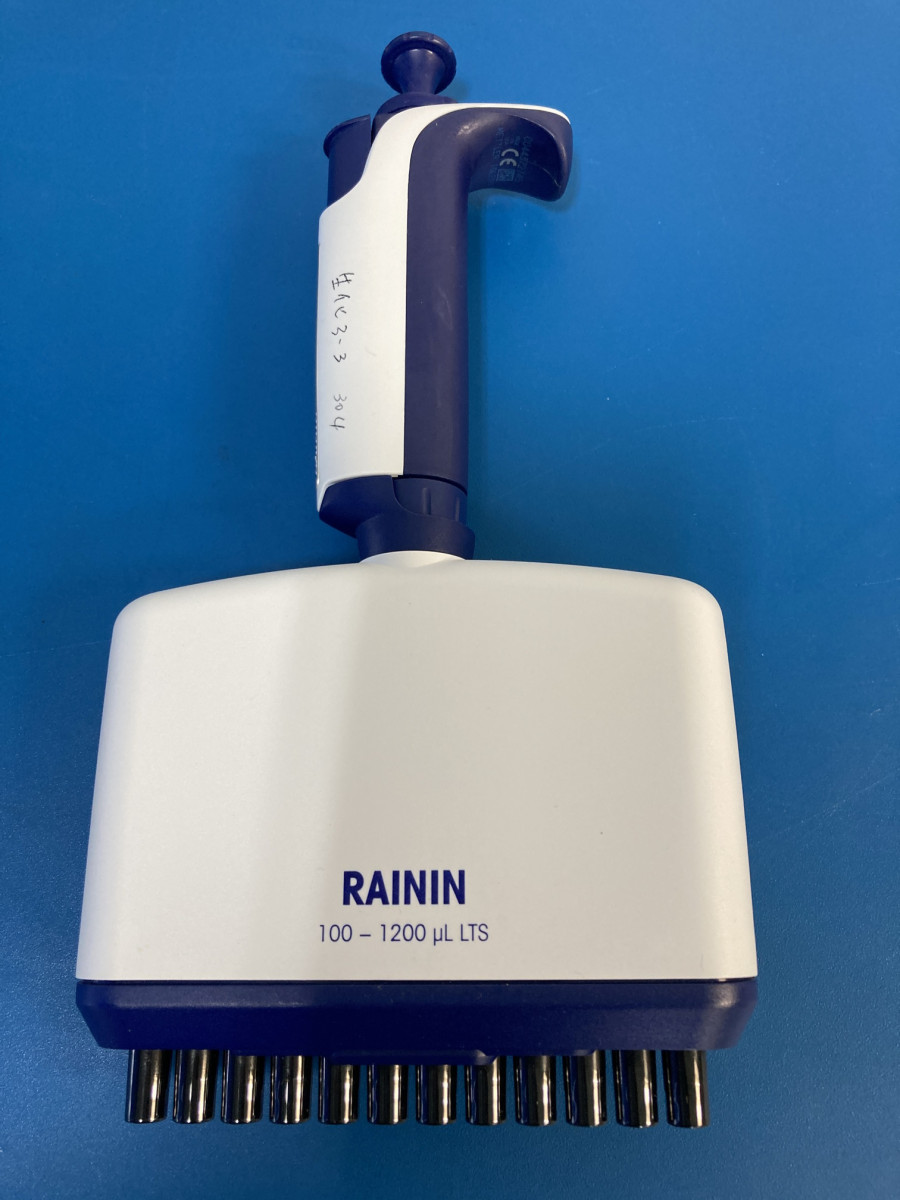 【RL-212】Mettler Toledo LTS手動マルチピペット 12連 RAININ Pipet-Lite XLS L-1200 100-1200 μL