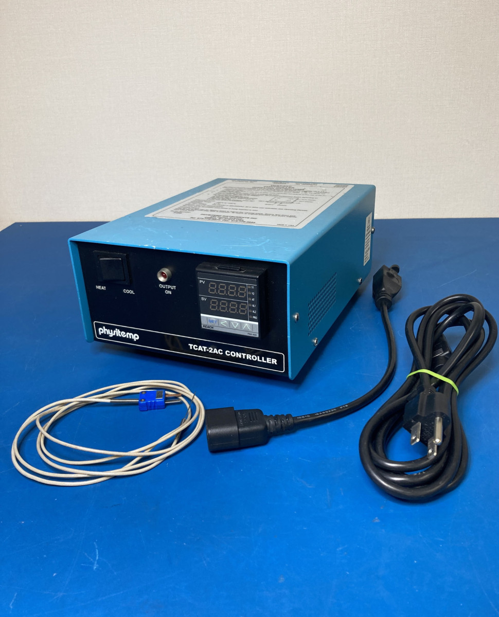 【RL-743】physitemp 動物体温コントローラー TCAT-2AC CONTROLLER 温度計測・出力制御切替動作確認済