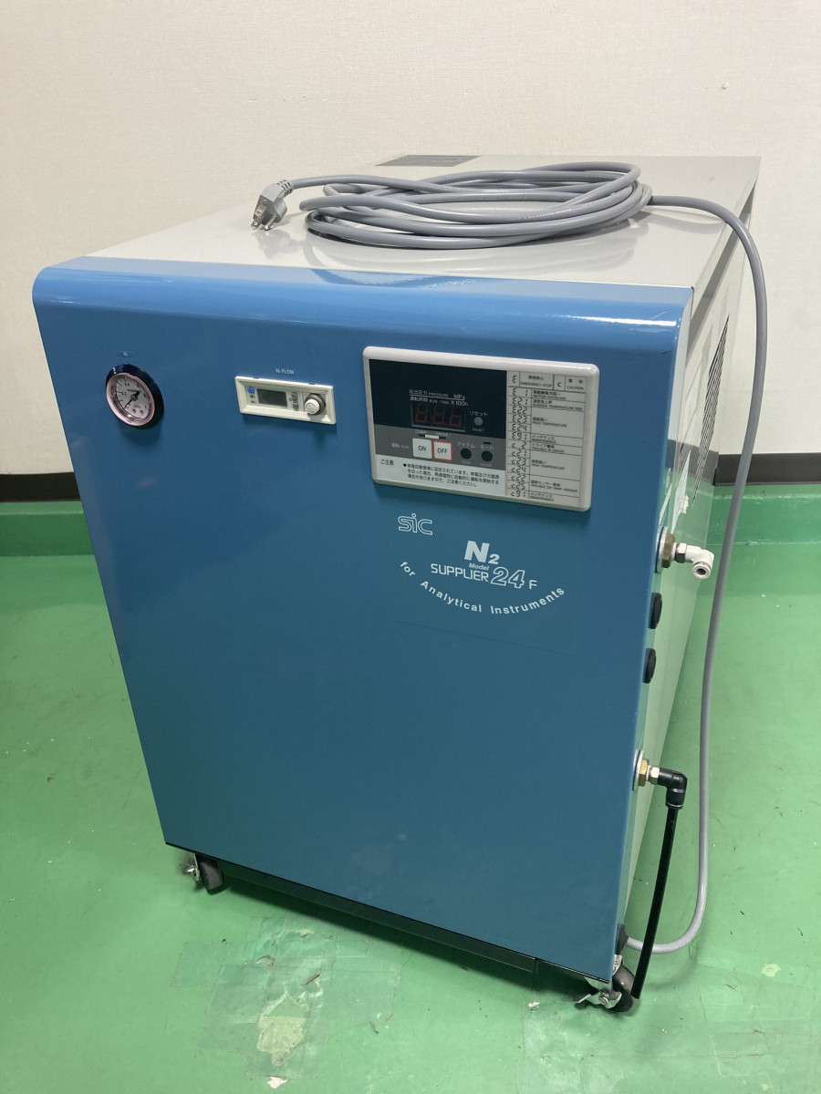 【RL-747】システム・インスツルメンツ SIC アネスト岩田 LC-MS用N2発生装置 N2 SUPPLYER 24F 総運転6000h