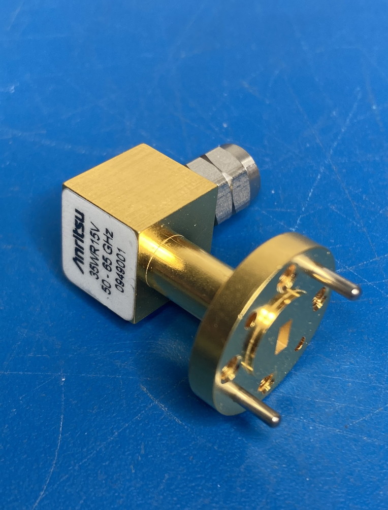 【RL-755】アンリツ Anritsu 導波管-同軸変換アダプタ 35WR-15V WR-15-Vコネクタ (1.85mm) 変換
