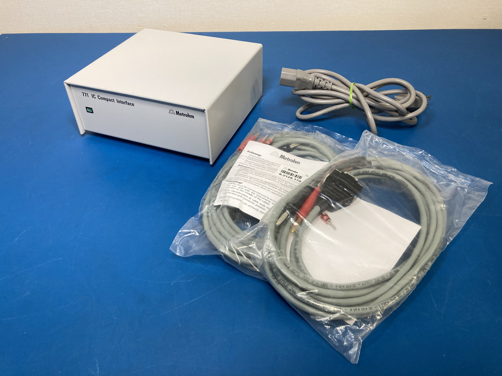 【RL-797】メトローム Metrohm 771 IC Compact Interface 2.771.0010 アナログケーブル2本付属！
