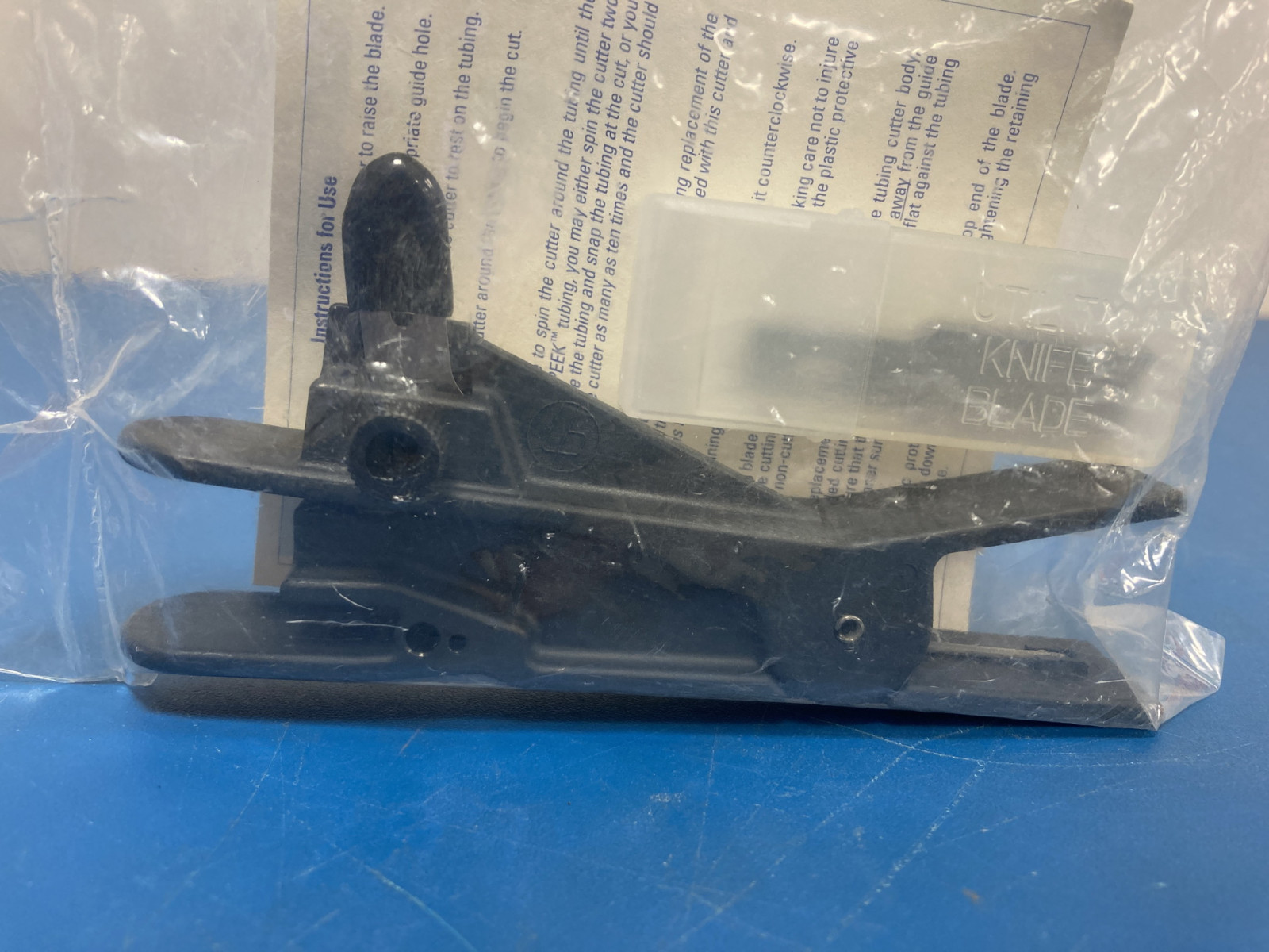 【RL-799】メトローム Metrohm Plastic Tubing Cutter キャピラリーカッター 6.2621.080 替刃付・新品！