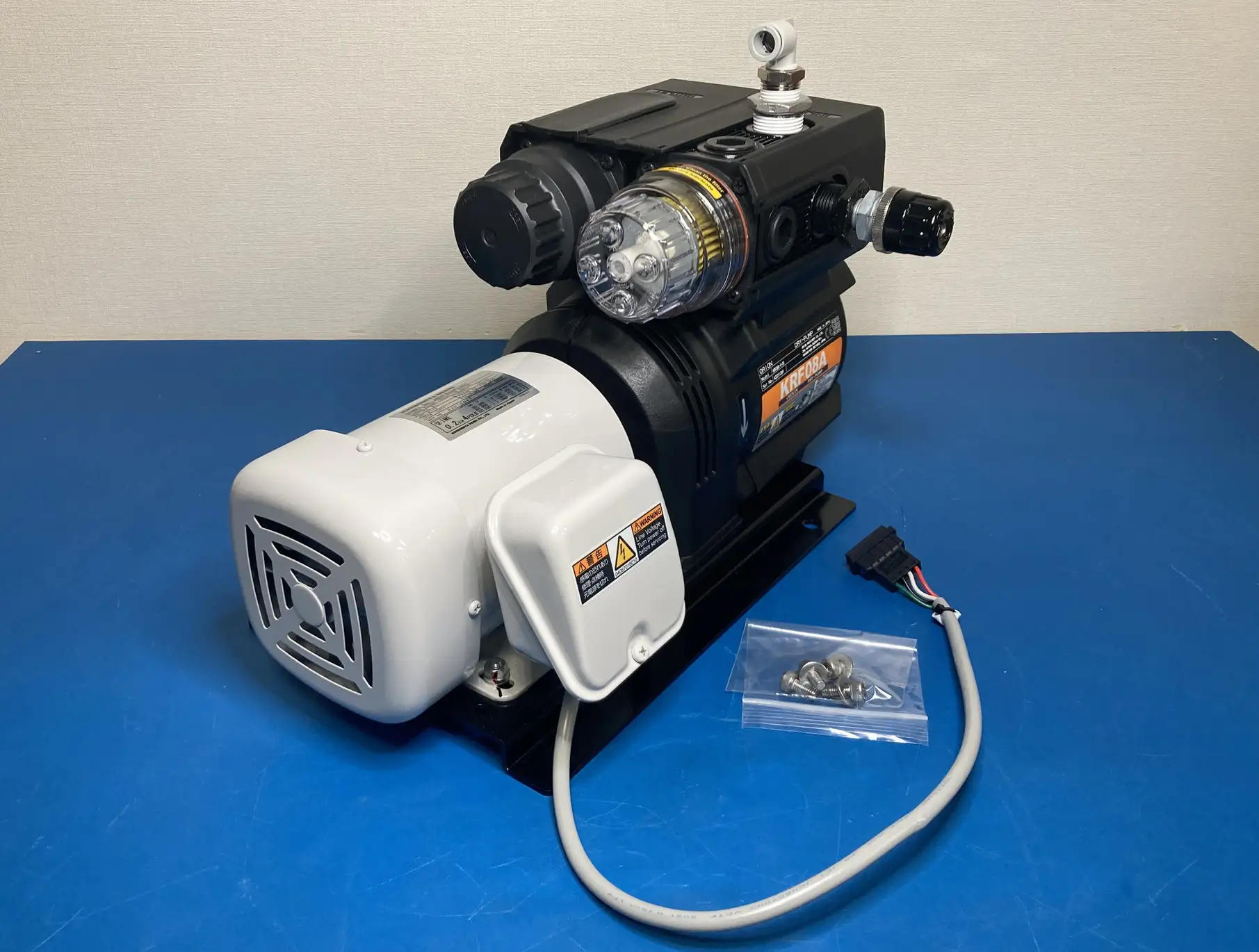 【RL-857】オリオン ORION 小型ドライポンプ モータ付 三相 200・220V KRF08A-V-01 美品！
