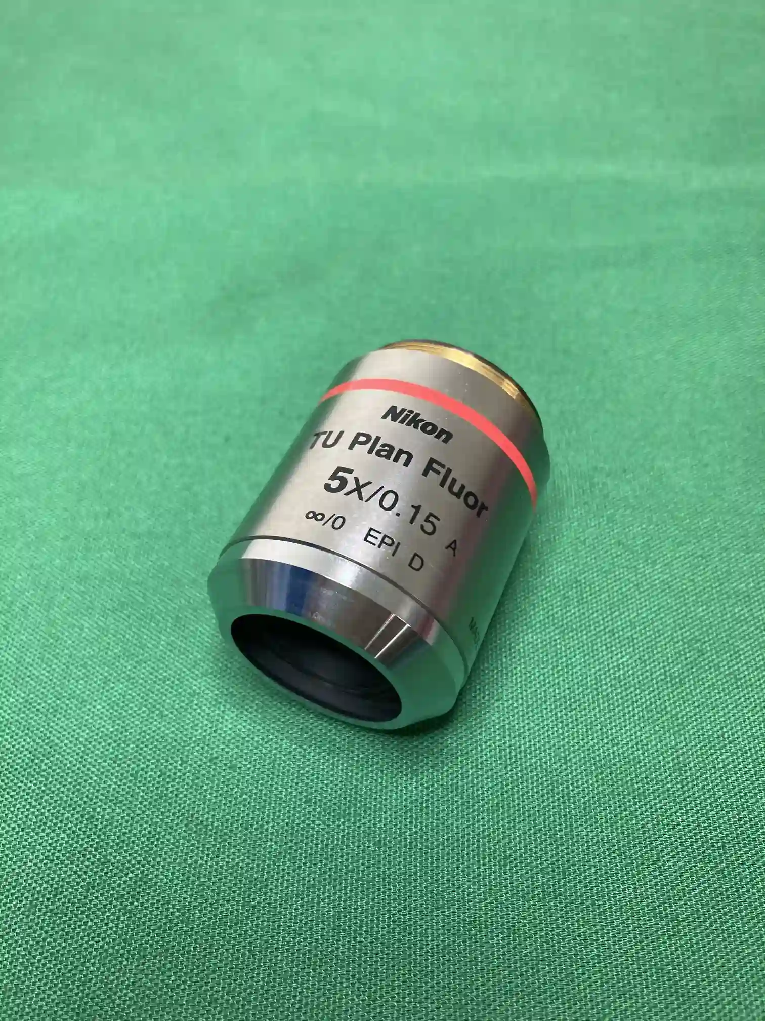 【RL-881】ニコン Nikon 対物レンズ（蛍光・高性能） TU Plan Fluor 5×/0.15A OFN25 WD18
