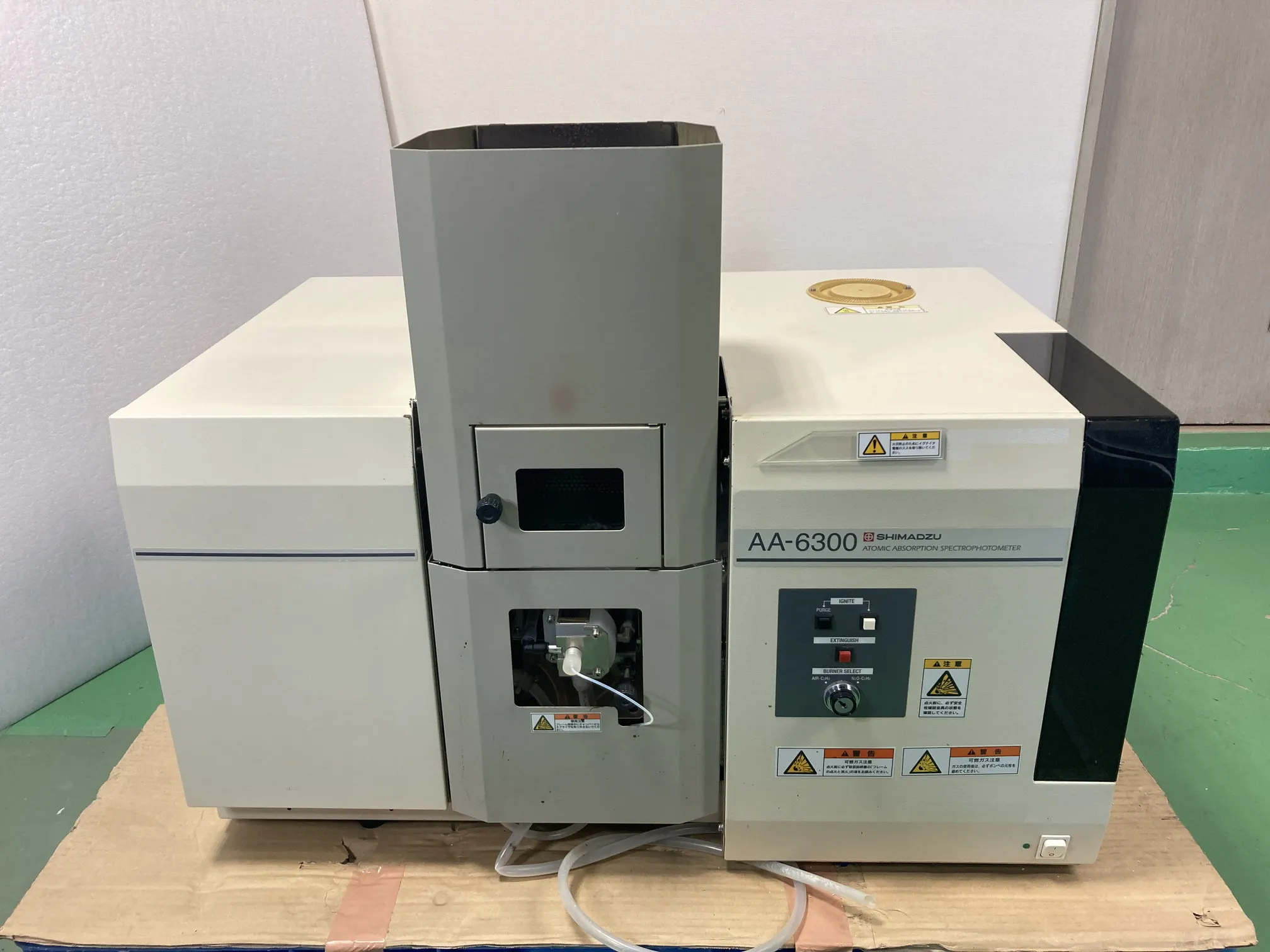 【RL-940】島津製作所 SHIMADZU 原子吸光光度計 AA-6300 自己テストOK ソフト入りPC・エアコンプレッサ付